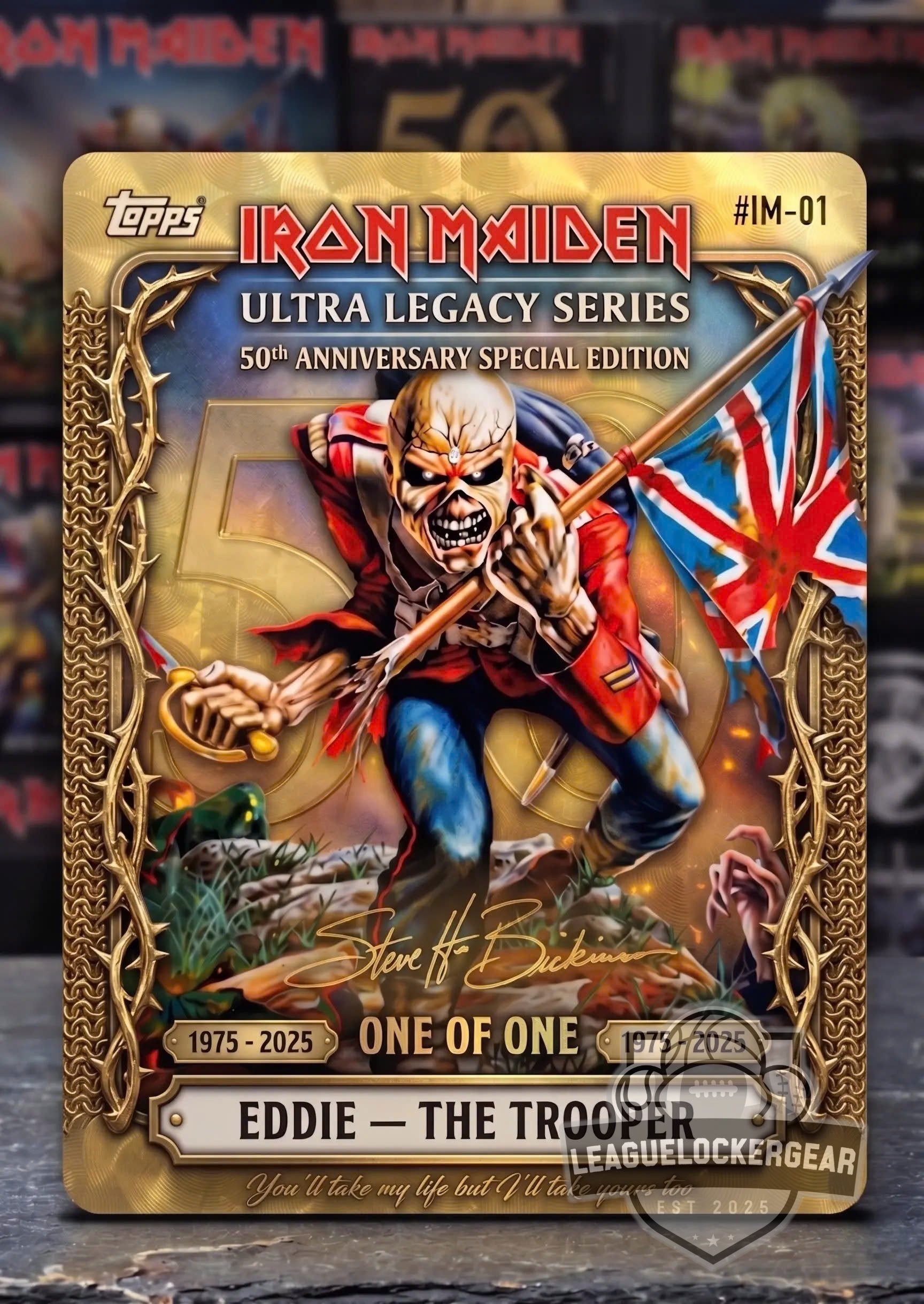 Iron Maiden 50th Anniversary Trading Cards