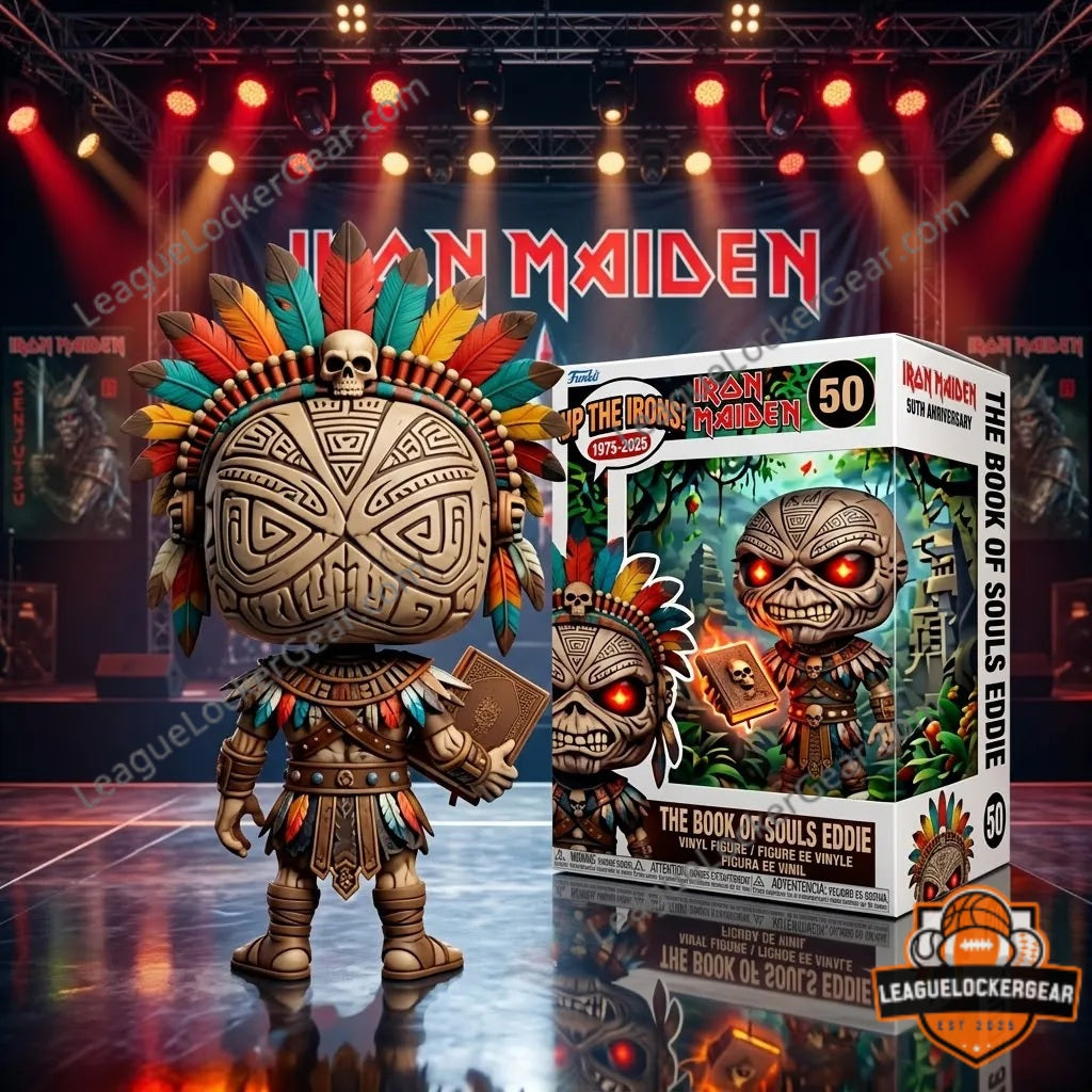 Iron Maiden Book of Souls Eddie 50th Anniversary Vinyl Figure