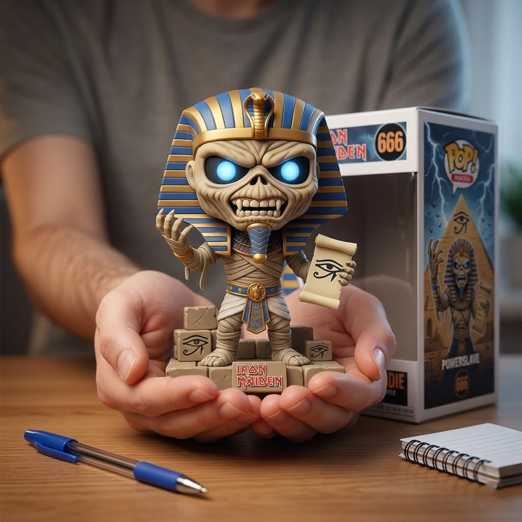 Iron Maiden Powerslave Eddie Mummy Funko Pop Vinyl Figure