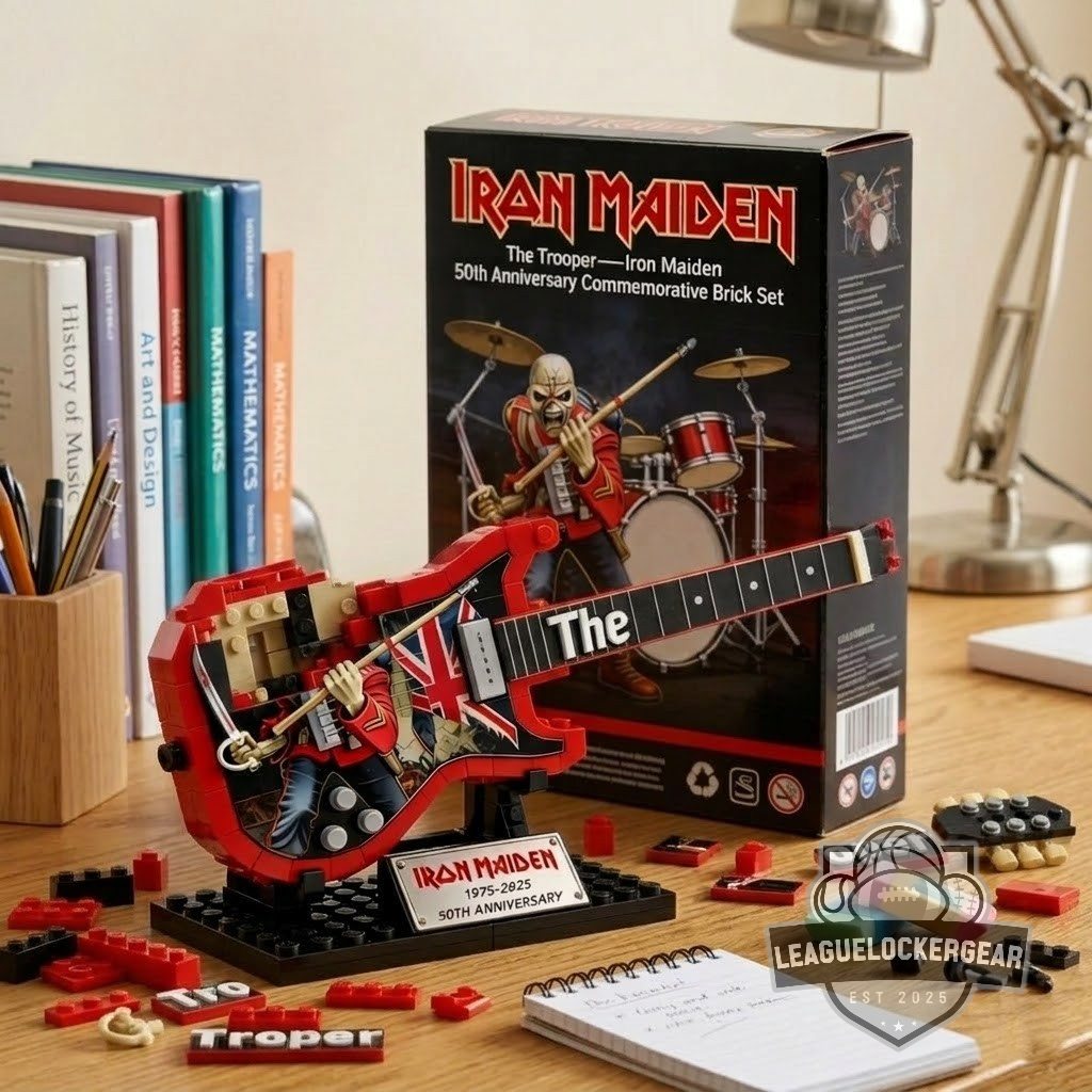 Iron Maiden The Trooper 50th Anniversary 1975-2025 Commemorative Brick Set