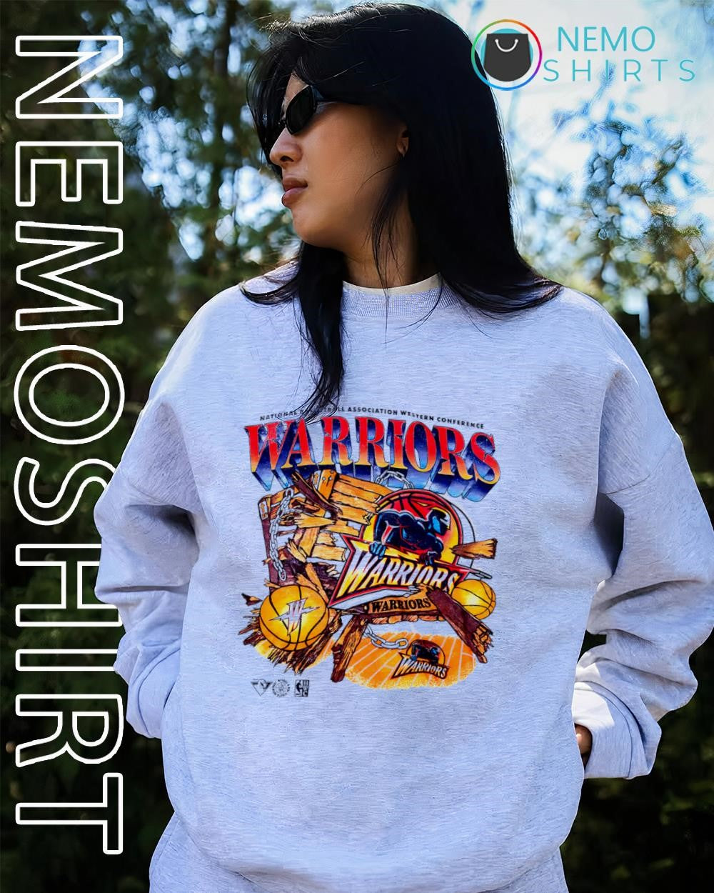 Golden State Warriors National Basketball Association Western Conference logo shirt
