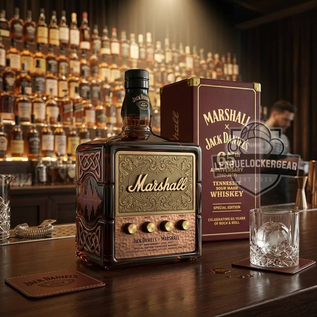 Jack Daniel’s Marshall 65th Anniversary Whiskey Bottle