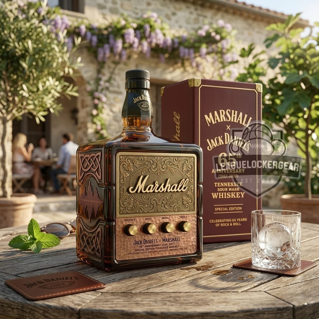 Jack Daniel’s Marshall 65th Anniversary Whiskey Bottle