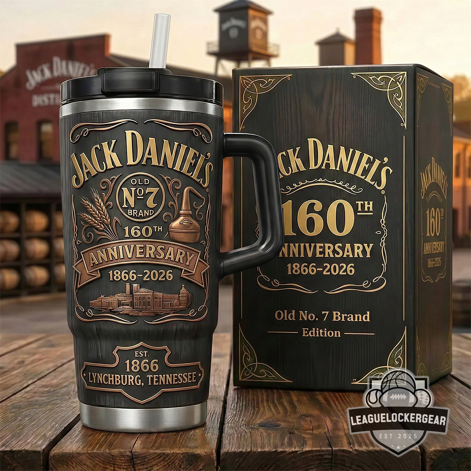 Jack Daniel’s 160th Anniversary 1866-2026 Old No. 7 Brand Tumbler