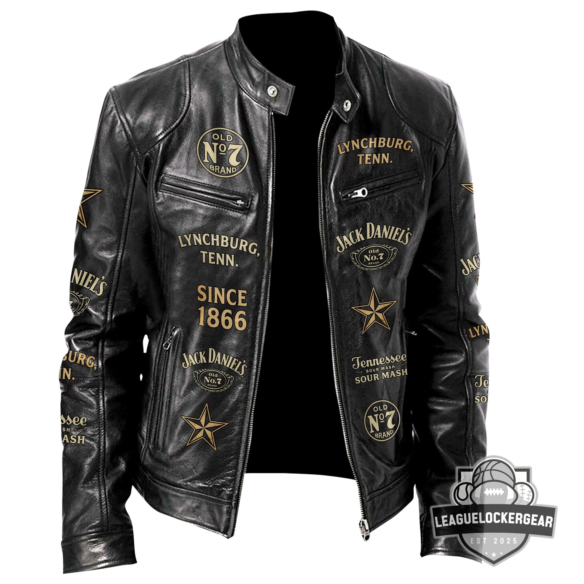 Jack Daniel’s 160th Anniversary Leather Jacket