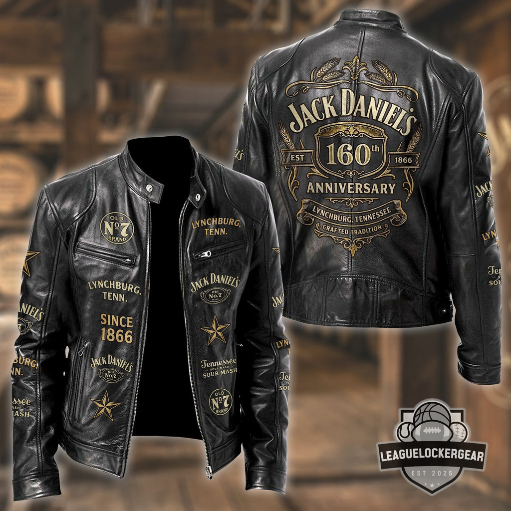 Jack Daniel’s 160th Anniversary Leather Jacket
