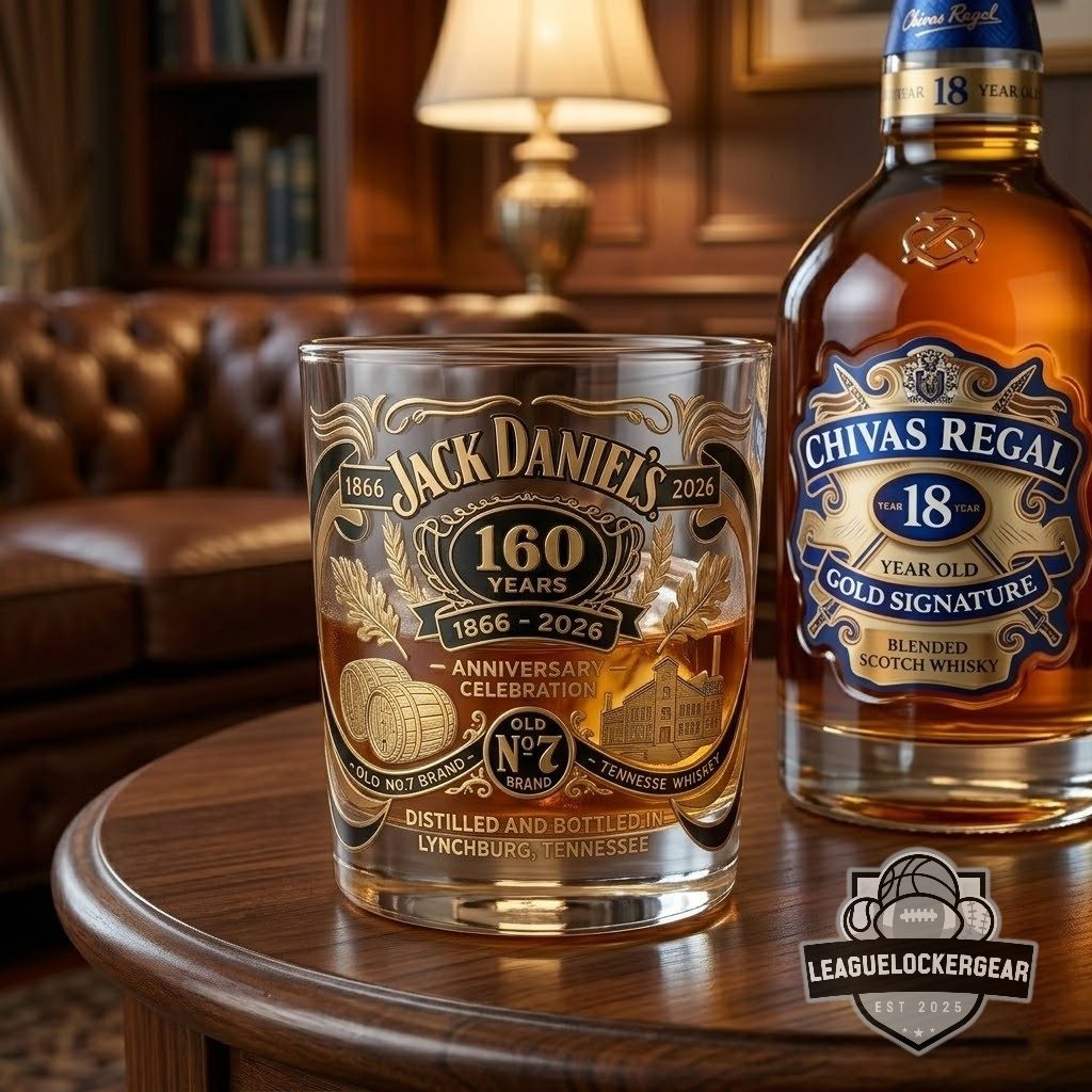 Jack Daniel’s 160th Anniversary Limited Edition Whiskey Glass
