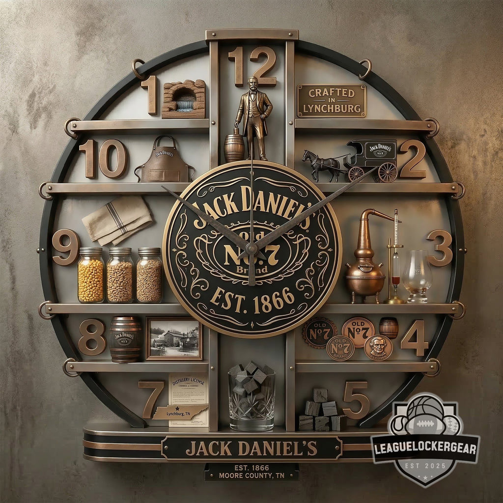 Jack Daniel’s Old No. 7 Brand Distillery Wall Clock
