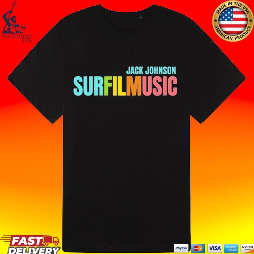 Jack Johnson Surfilmusic Tour 2026 T-shirt