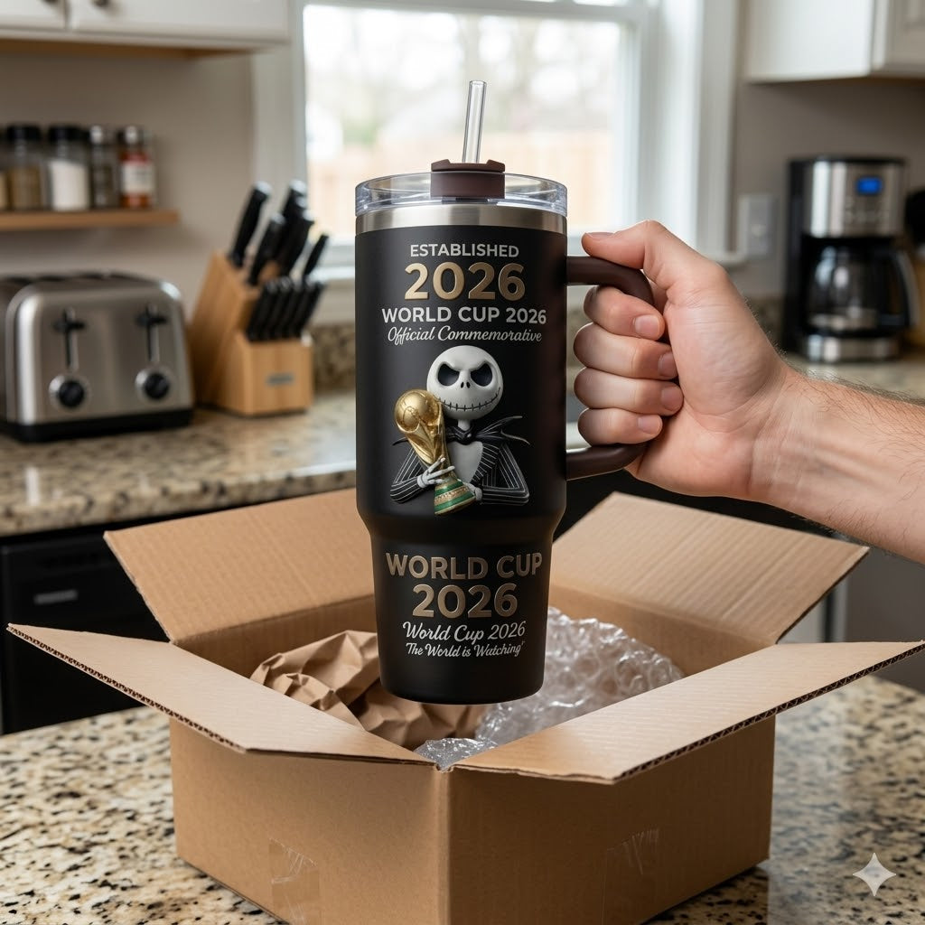 Jack Skellington World Cup 2026 Official Commemorative Tumbler