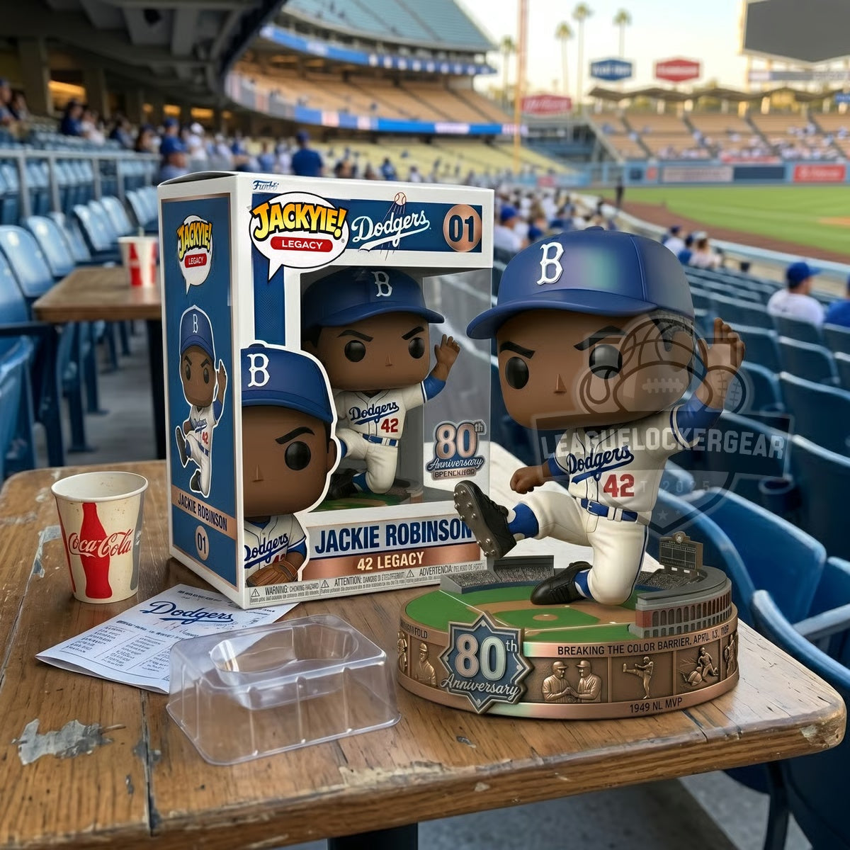 Jackie Robinson Dodgers 80th Anniversary Legacy Funko Pop Figure