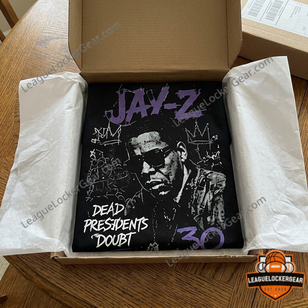 Jay-Z 30 Tour Dead Presidents Hustle Hard T-Shirt