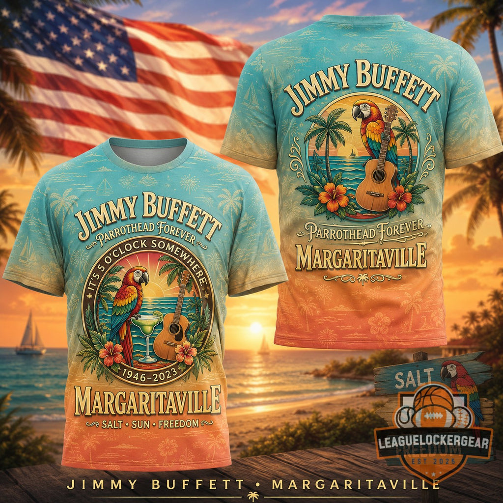 Jimmy Buffett Parrothead Forever Tribute T-Shirt