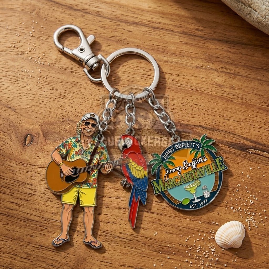 Jimmy Buffett Margaritaville Keychain