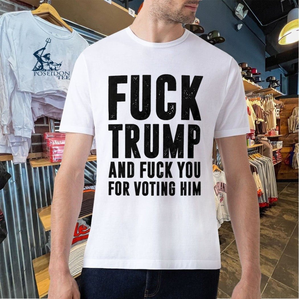 Jimmy Kimmel Fuck Trump And Fuck You For Voting Him T-shirt