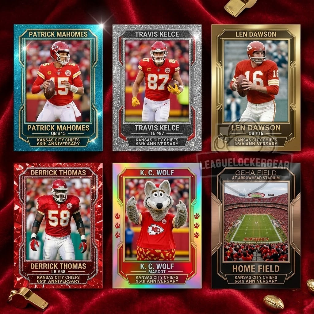 Kansas City Chiefs 66th Anniversary Trading Cards Box Set