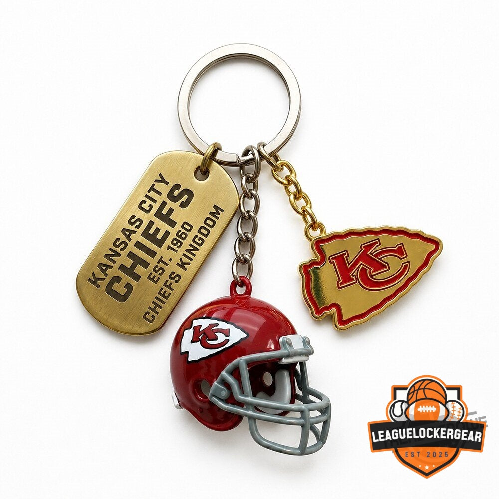 Kansas City Chiefs 66th Anniversary Keychain