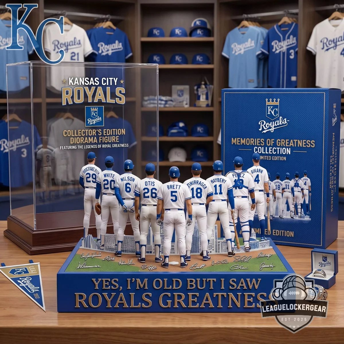 Kansas City Royals Yes I’m Old But I Saw Greatness Acrylic Plaque