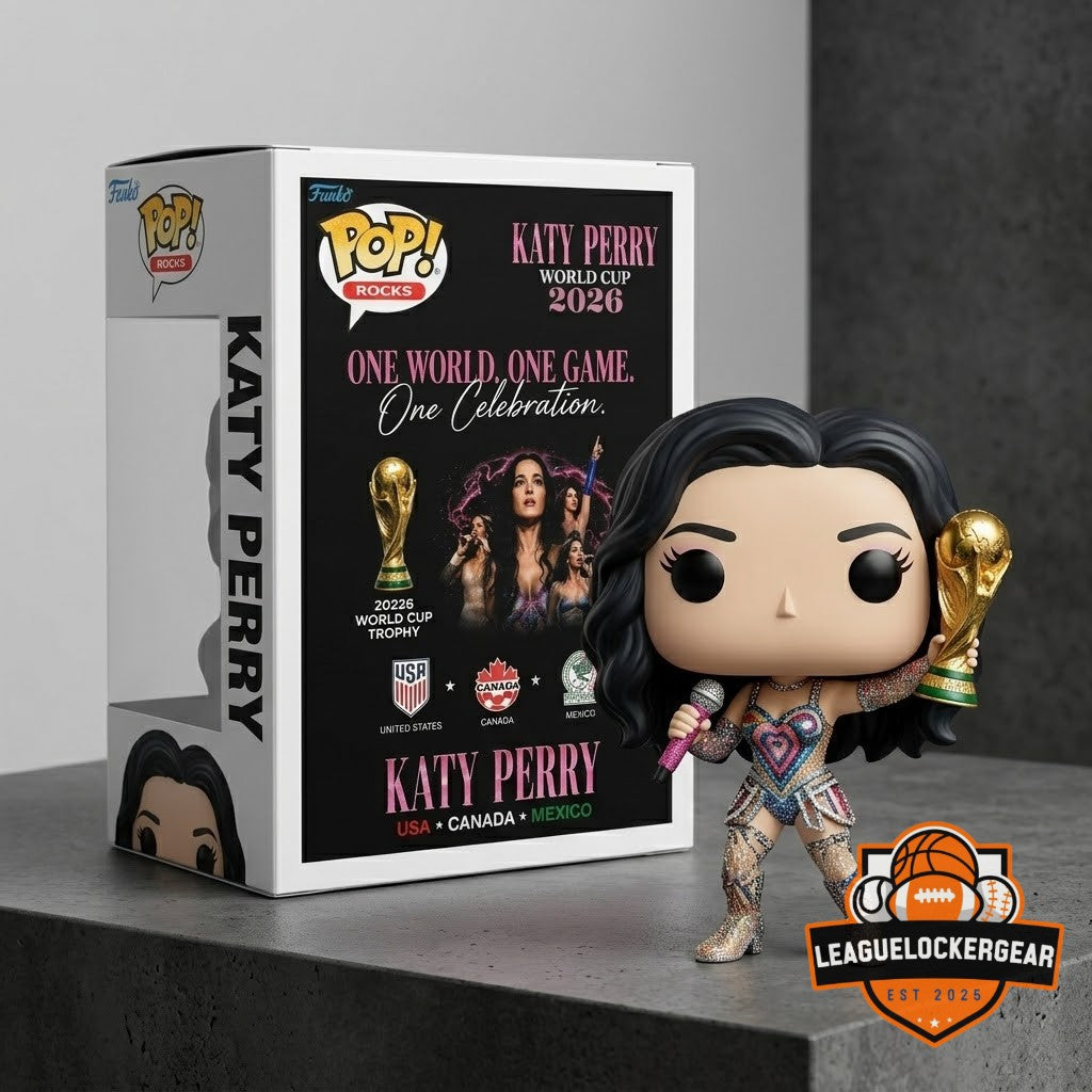 Katy Perry World Cup 2026 Funko Pop Rocks Vinyl Figure