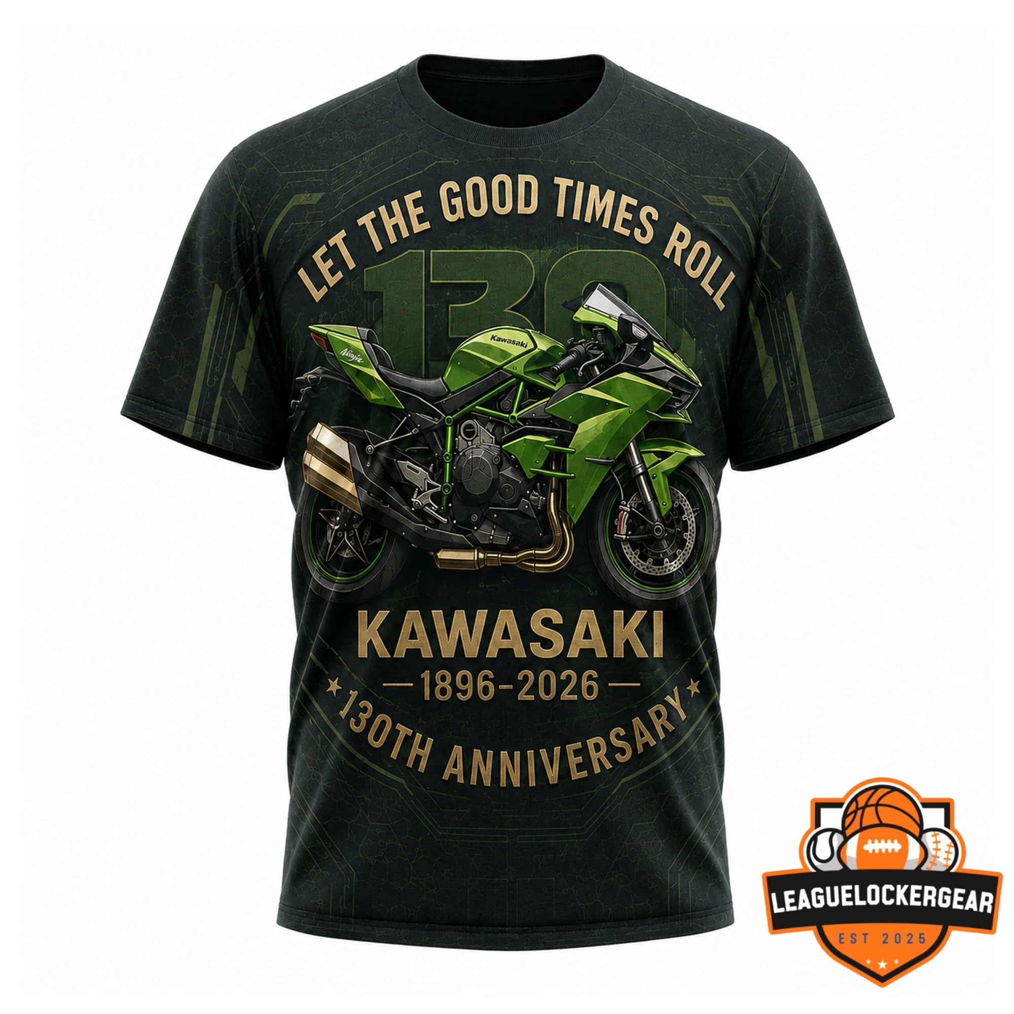 Kawasaki 130th Anniversary 1896-2026 Legacy T-Shirt