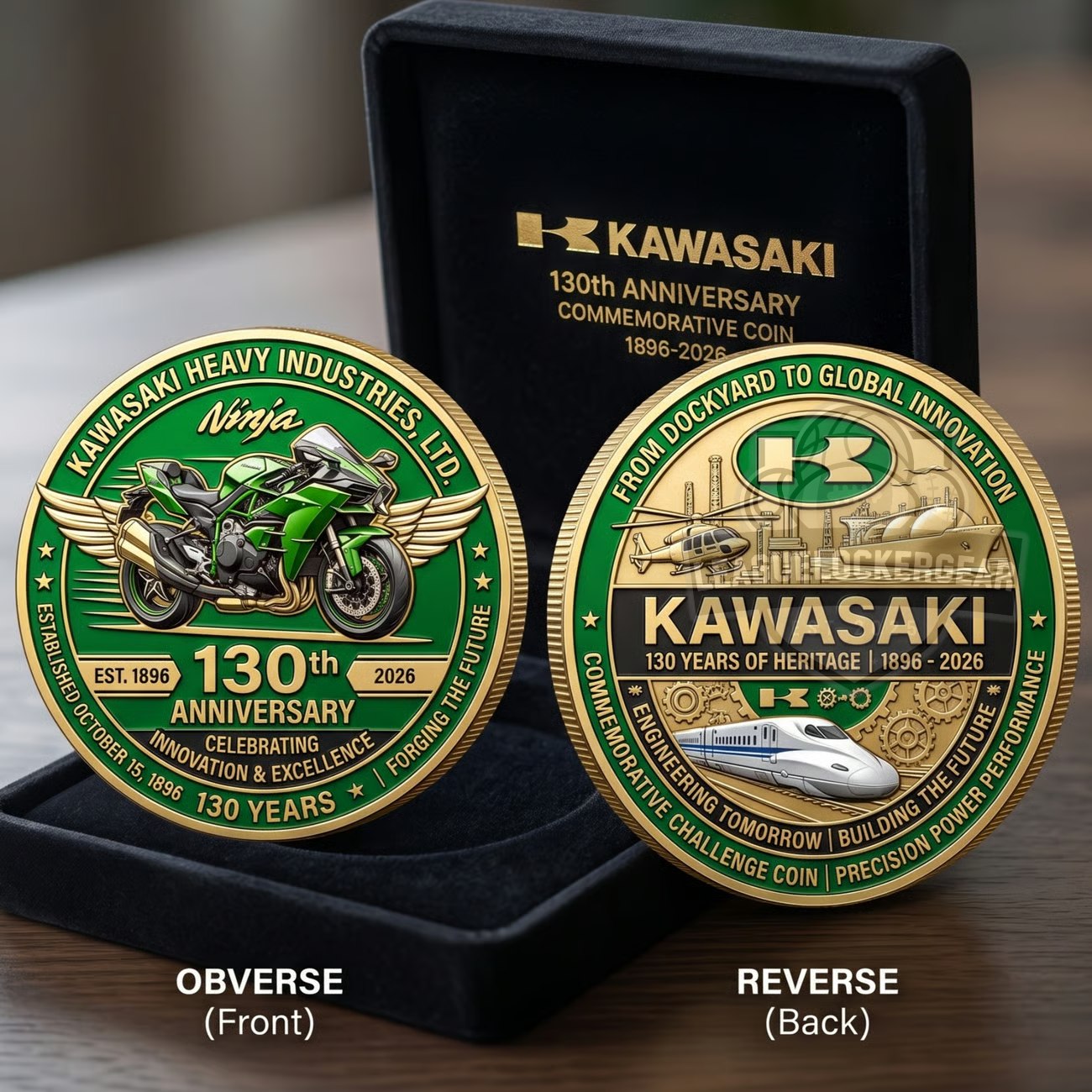 Kawasaki 130th Anniversary 1896-2026 Ninja Commemorative Coin