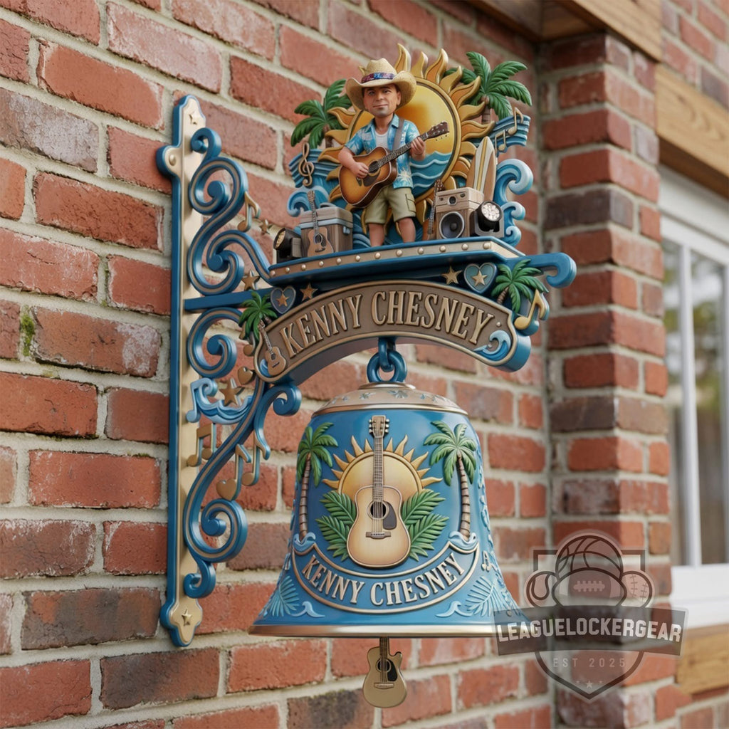 Kenny Chesney 58th Birthday Wall Hanging Bell