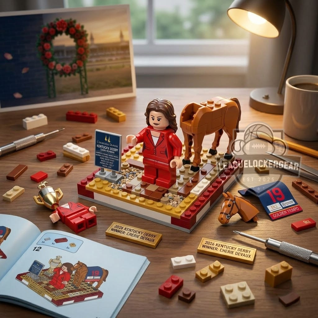 Kentucky Derby 2026 Winner Cherie Devaux LEGO Display Set