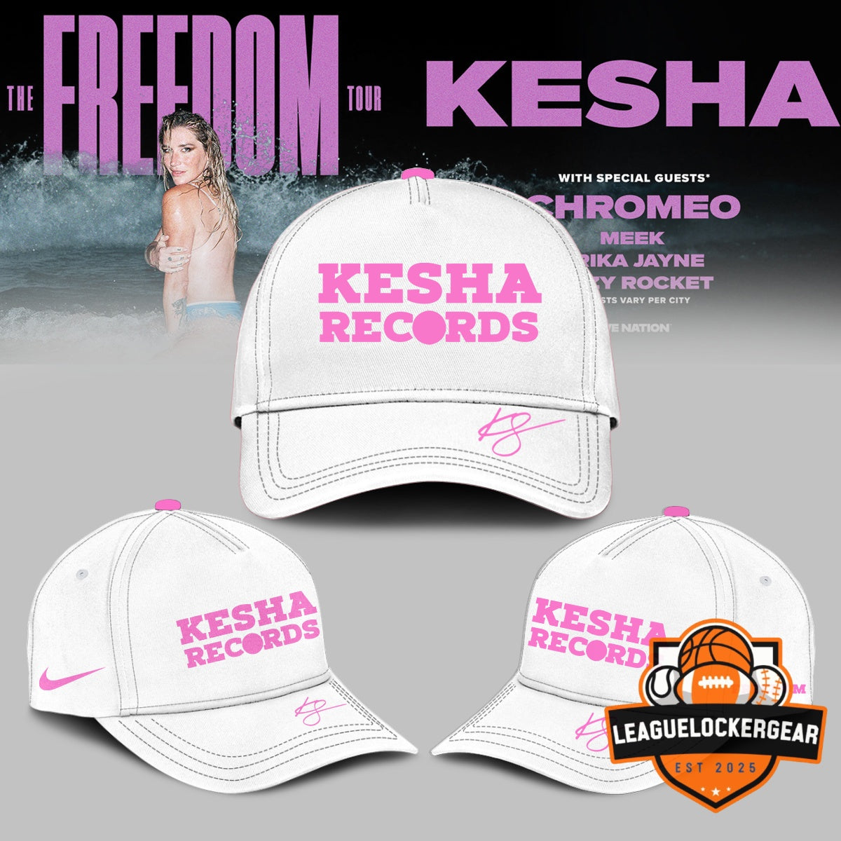 Kesha The Freedom Tour Dates T-Shirt