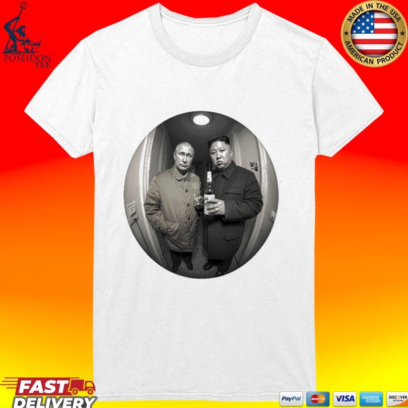 Kim Jong Un And Vladimir Putin In Hallway T-shirt