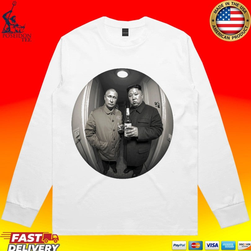 Kim Jong Un And Vladimir Putin In Hallway T-shirt