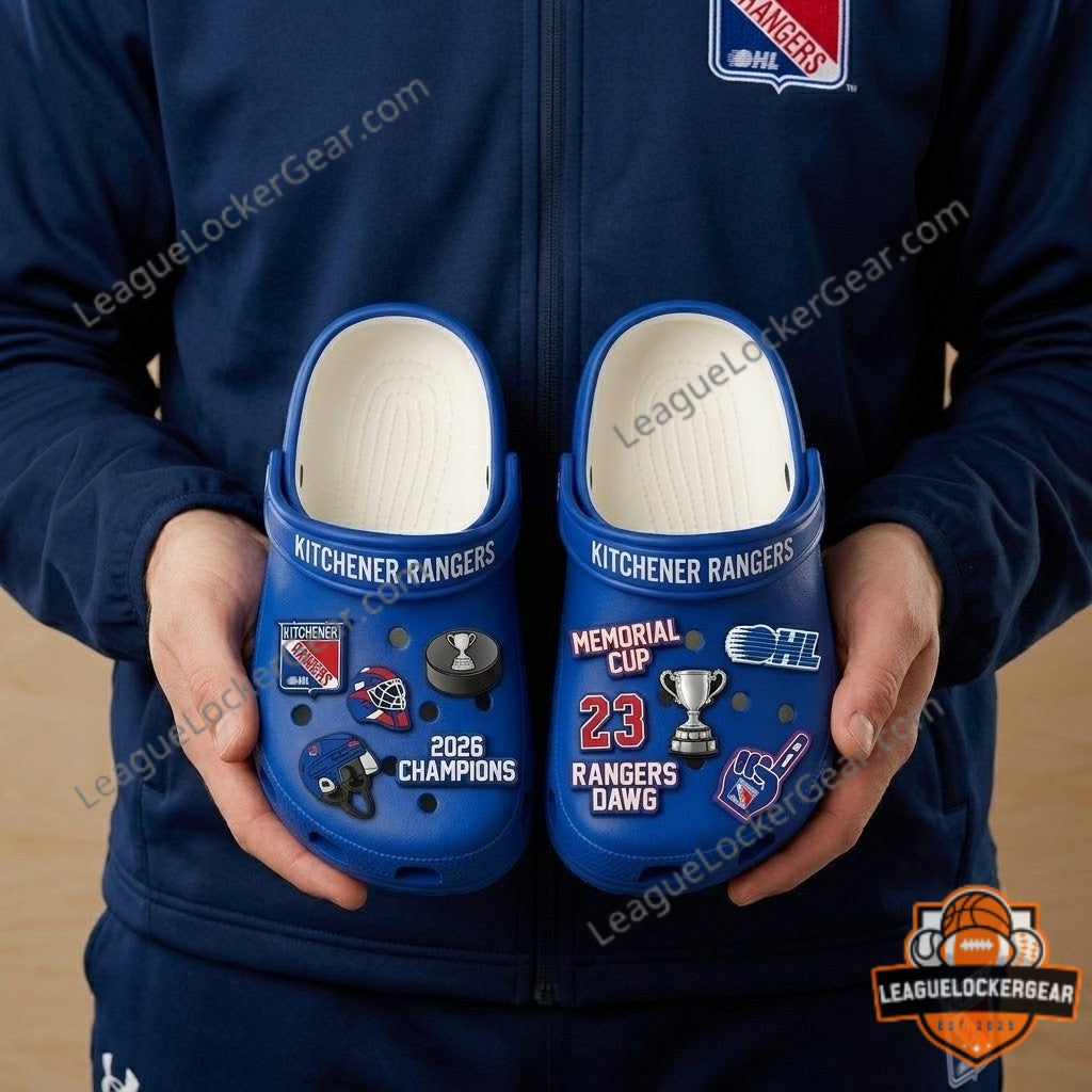 Kitchener Rangers 2026 Memorial Cup Champions Crocs