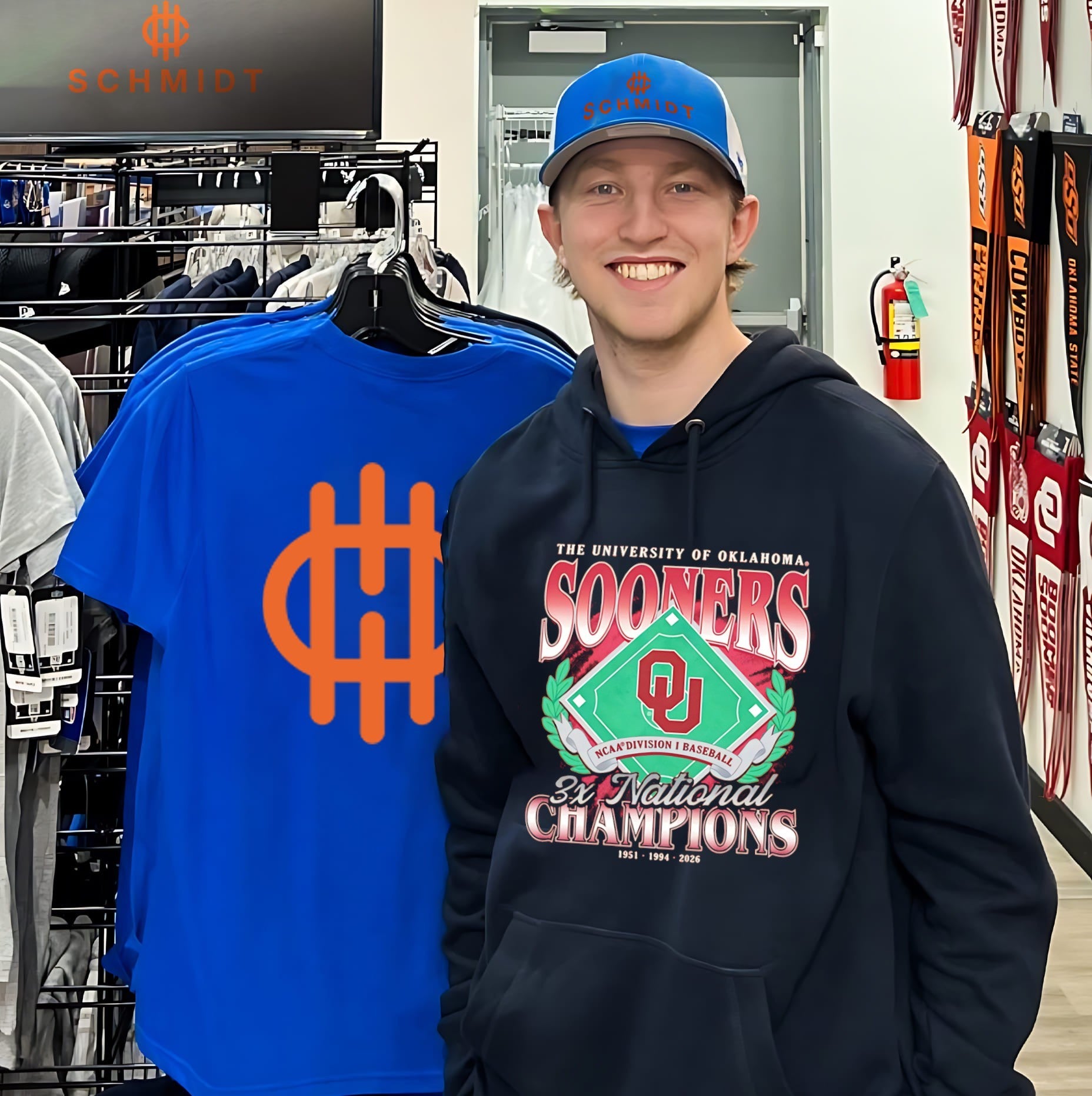 klahoma Sooners 2026 College World Series 3-Time Champions shirt