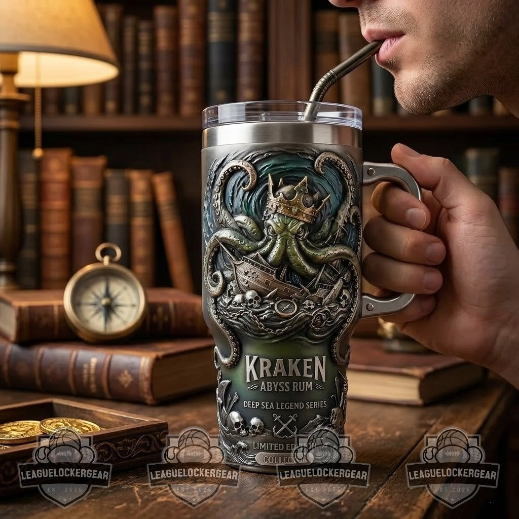 KRAKEN ABYSS RUM Deep Sea Legend Series Tumbler