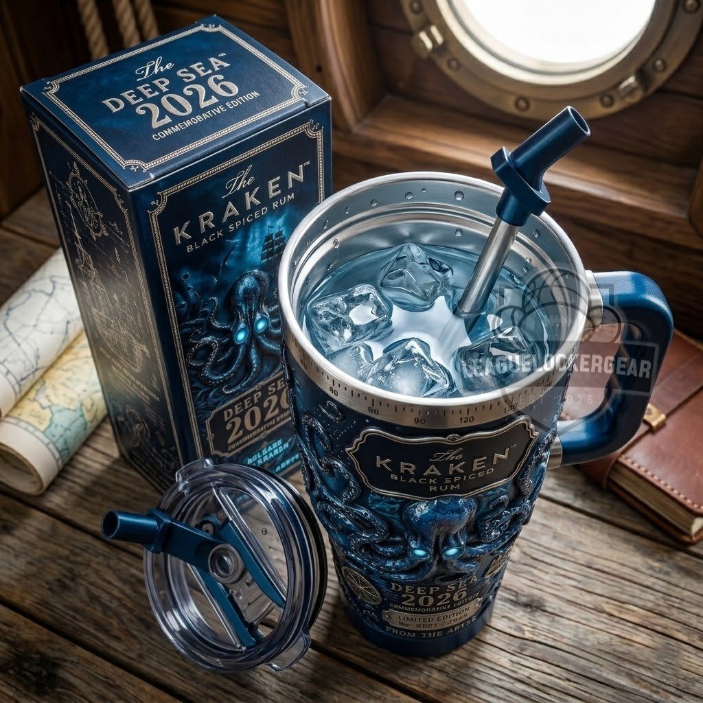 The Kraken Black Spiced Rum Octopus Duck Figure