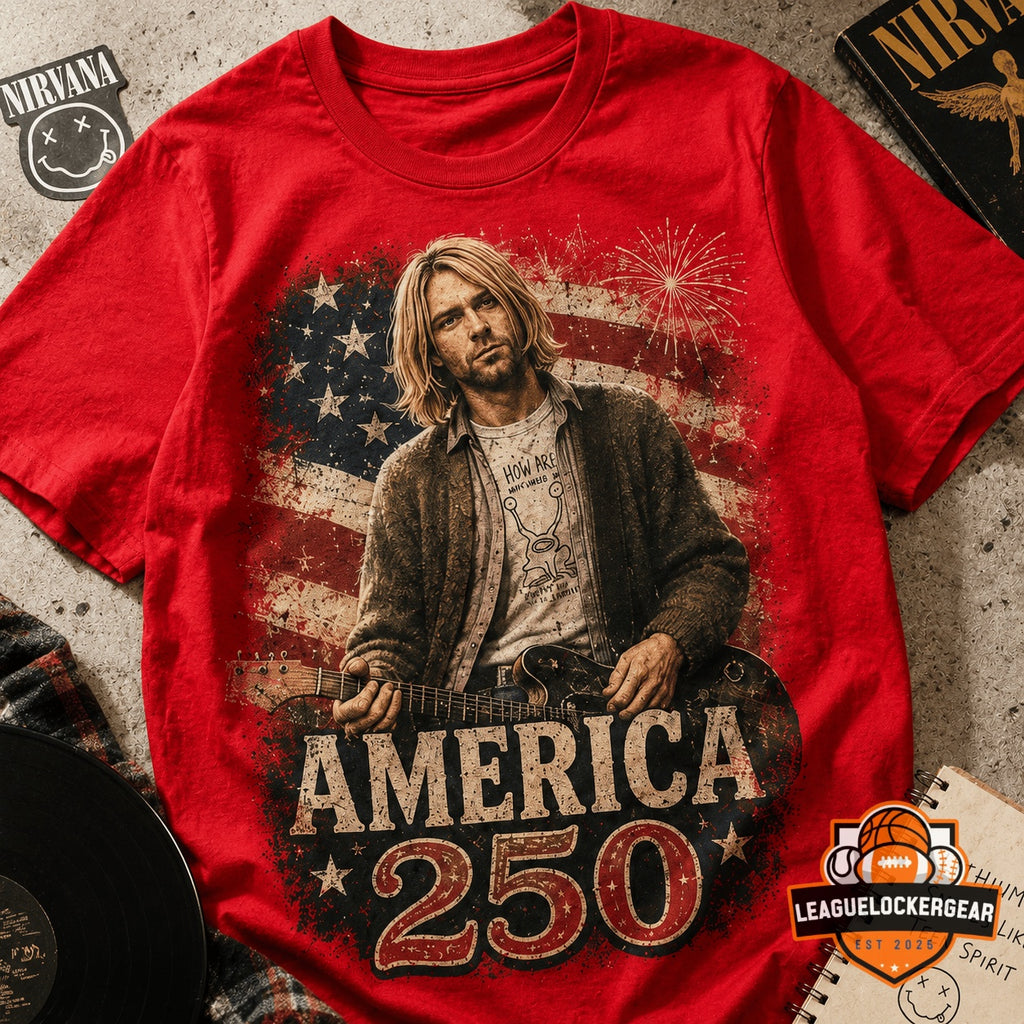 Kurt Cobain America 250 Years of Freedom T-Shirt