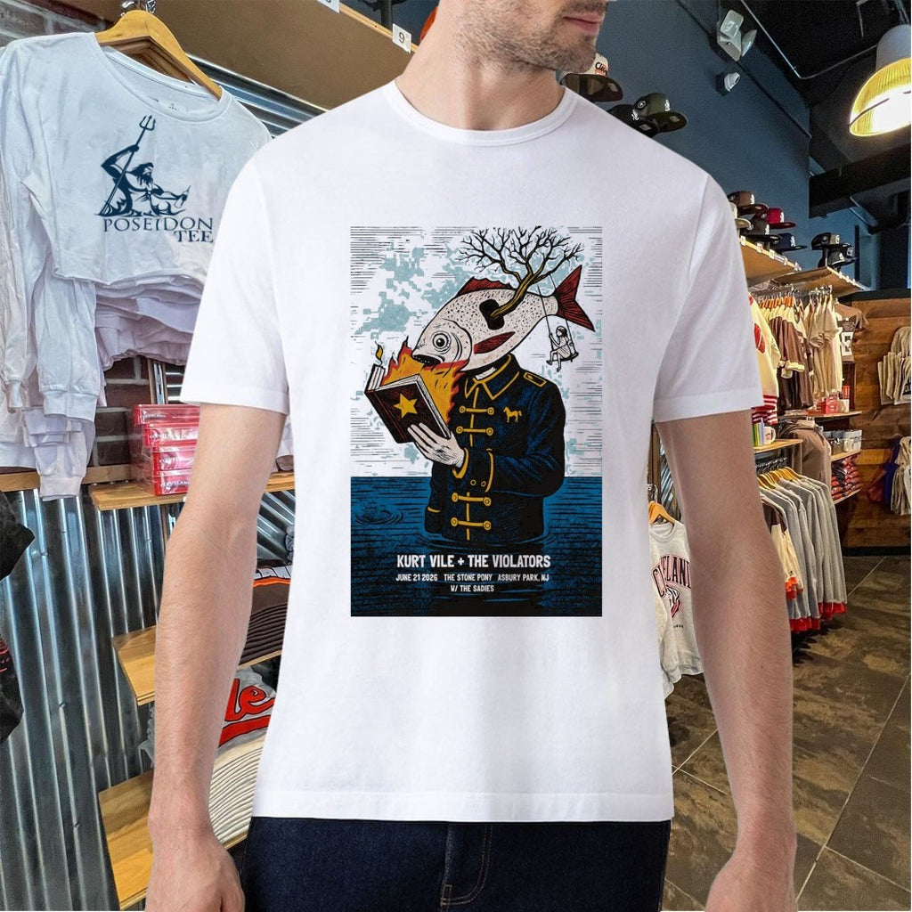 Kurt Vile And The Violators 6 21 2206 Asbury Park Nj T-shirt