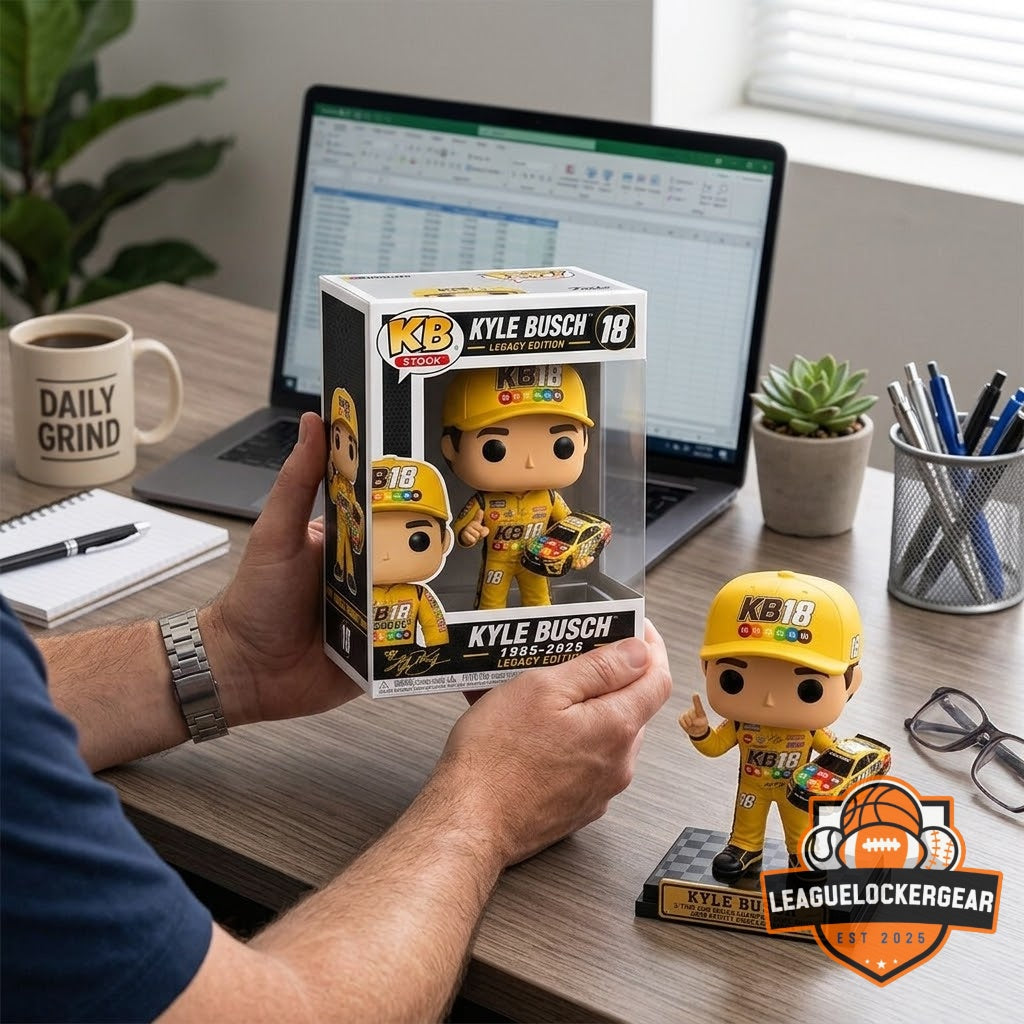 Kyle Busch 2-Time Cup Series Champion Funko Pop Figure