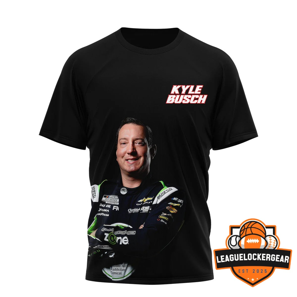 Kyle Busch Legendary NASCAR Driver 1985-2026 T-Shirt