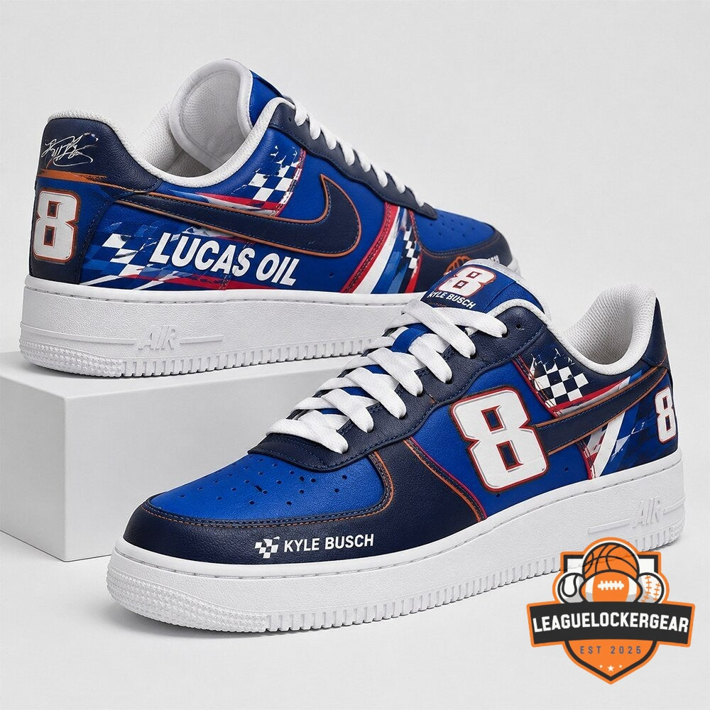 Kyle Busch 8 NASCAR Racing Air Force 1 Sneakers