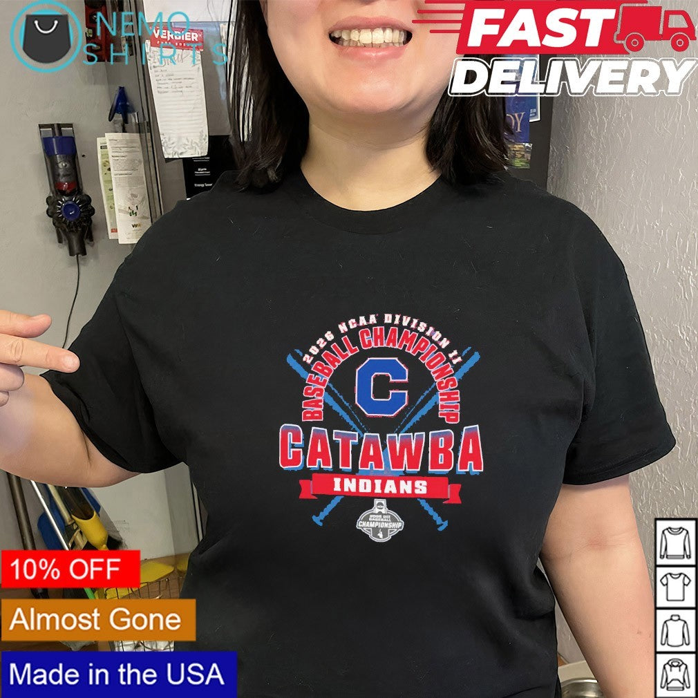 Catawba Indians 2026 NCAA DII baseball championship shirt