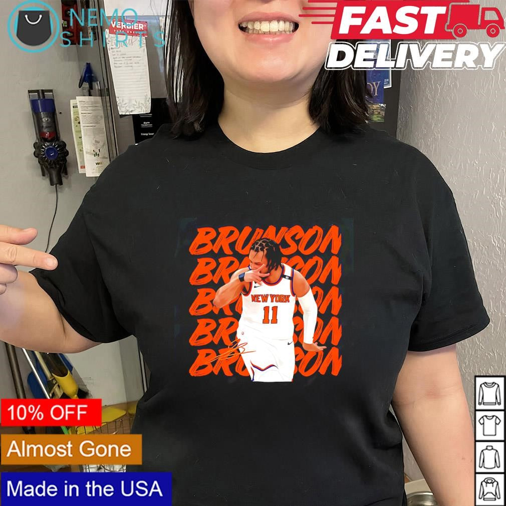 Brunson 11 New York Knicks signature shirt