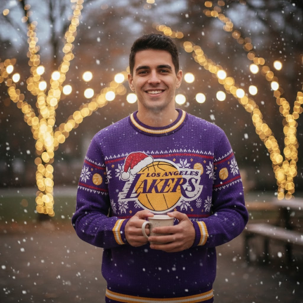 LA Lakers Ugly Christmas Sweater 2025 – Official NBA Fan’s Festive Flex Knit