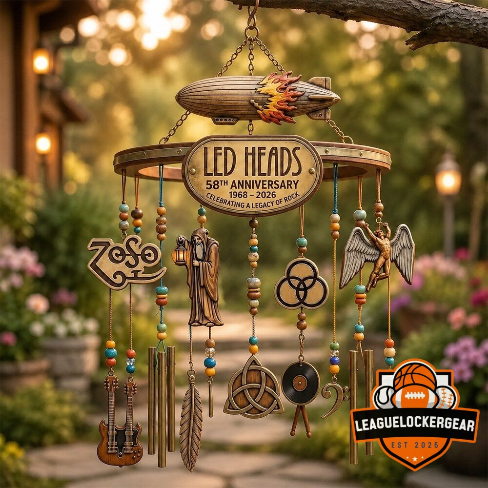 Led Zeppelin 58th Anniversary 1968-2026 Wind Chime