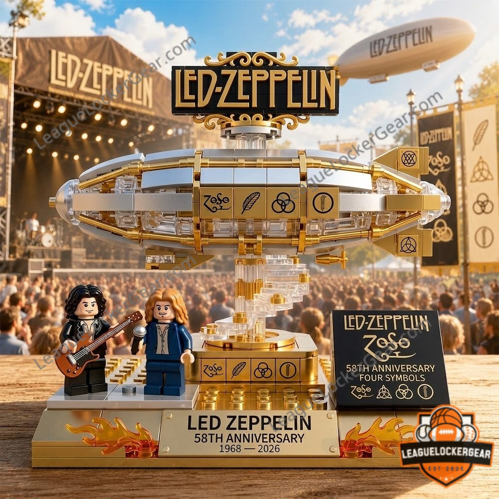 Led Zeppelin 58th Anniversary 1968-2026 ZoSo Building Blocks Set