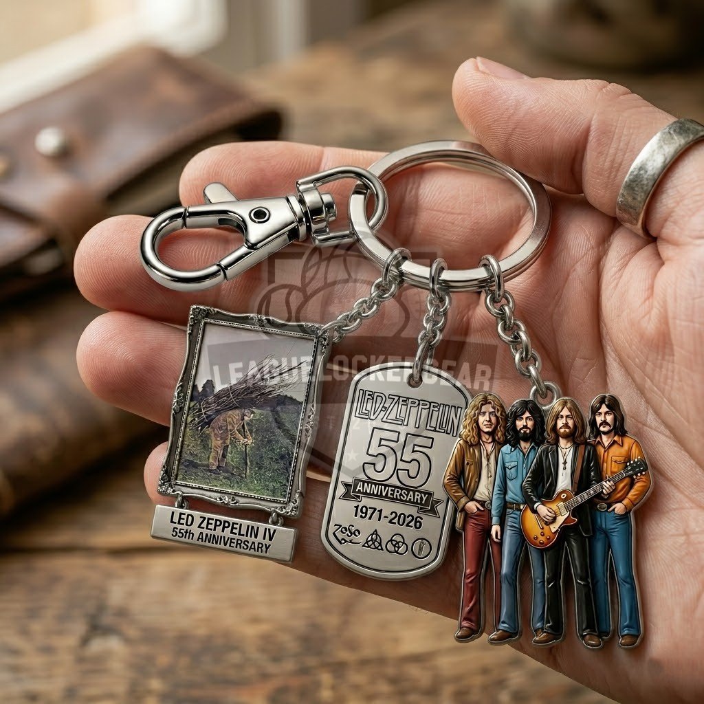 Led Zeppelin IV 55th Anniversary Keychain