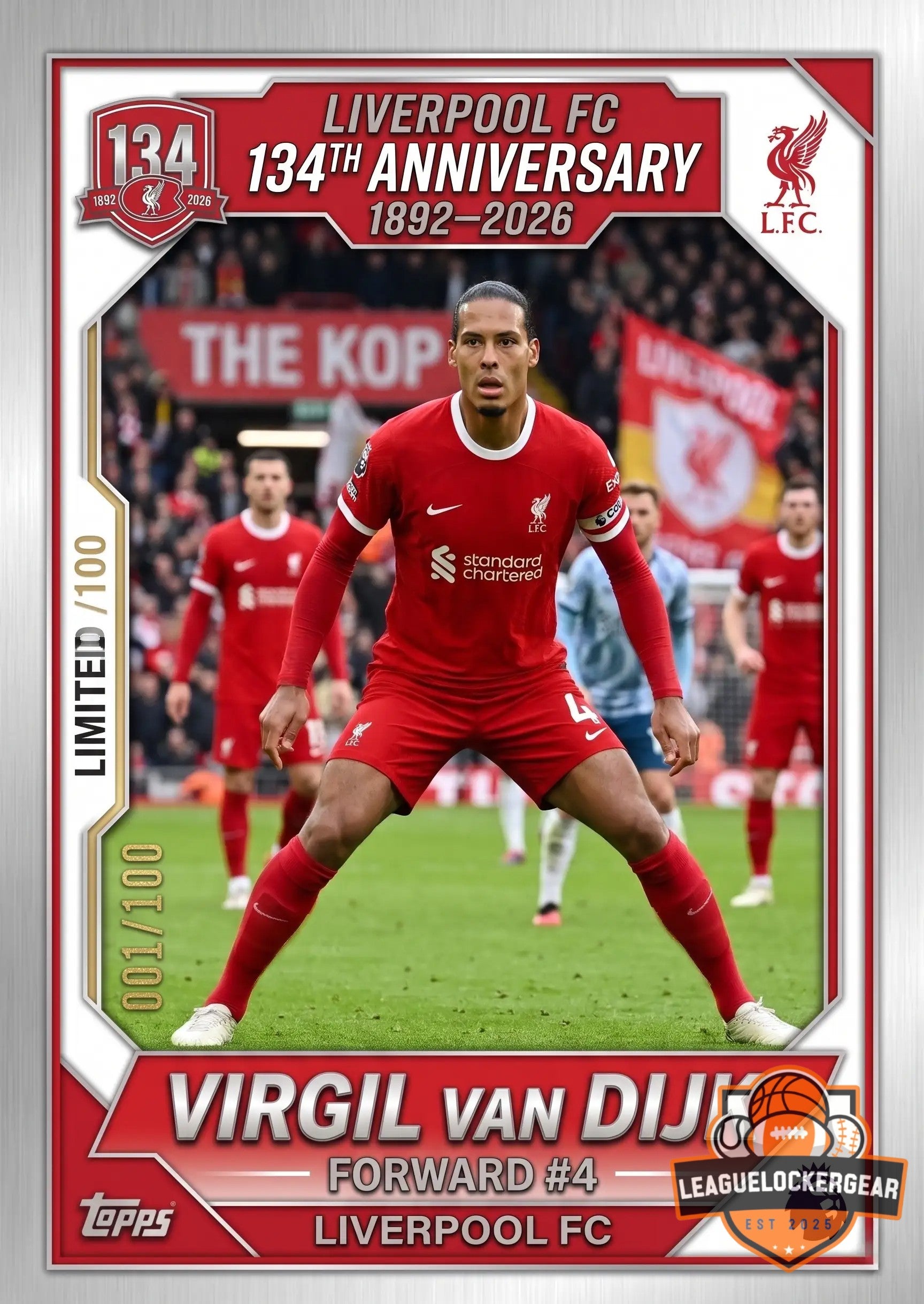 Liverpool FC 134th Anniversary1892-2026 Trading Card Box Set