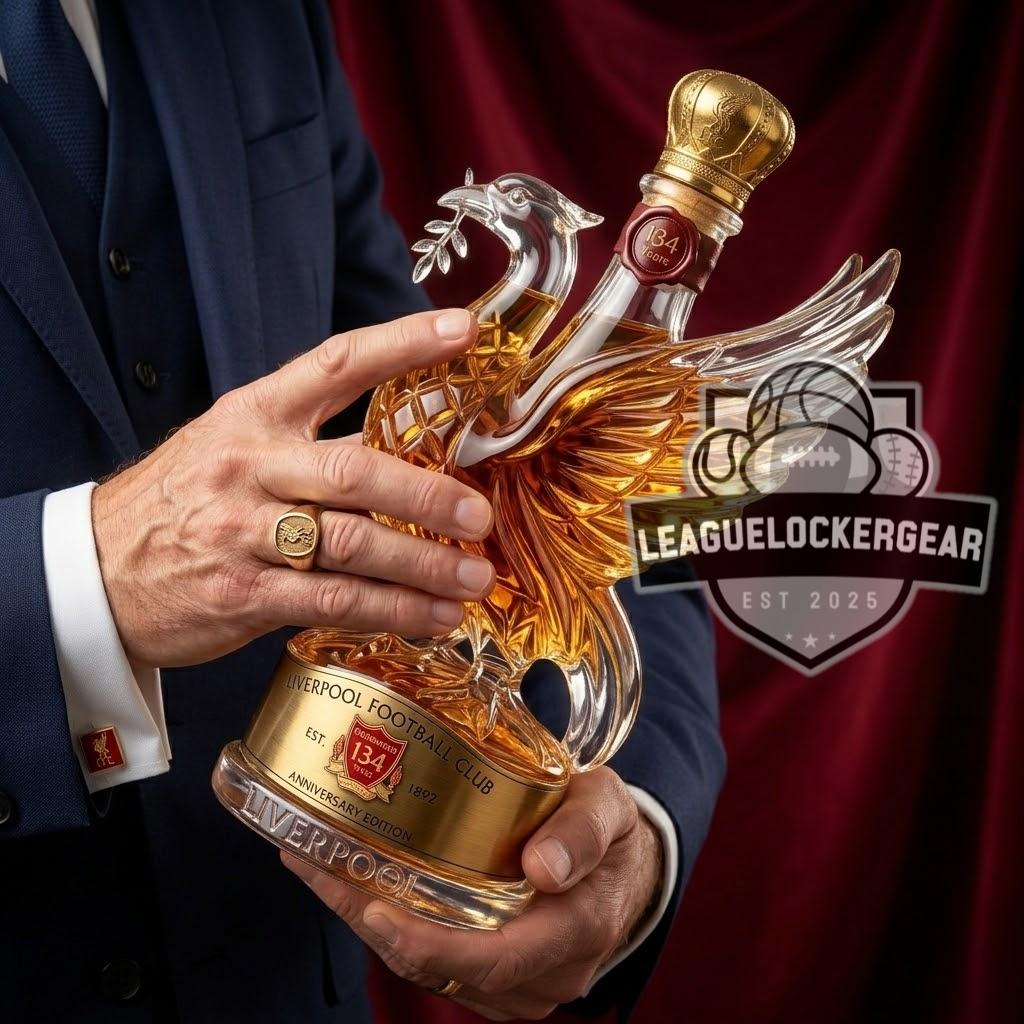 Liverpool Football Club 134th Anniversary Whiskey Bottle