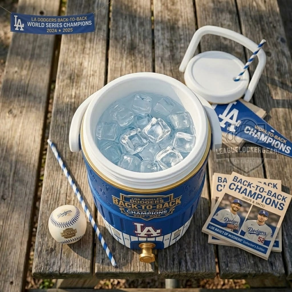 Los Angeles Dodgers Back-to-Back World Series Champions Cooler Cup