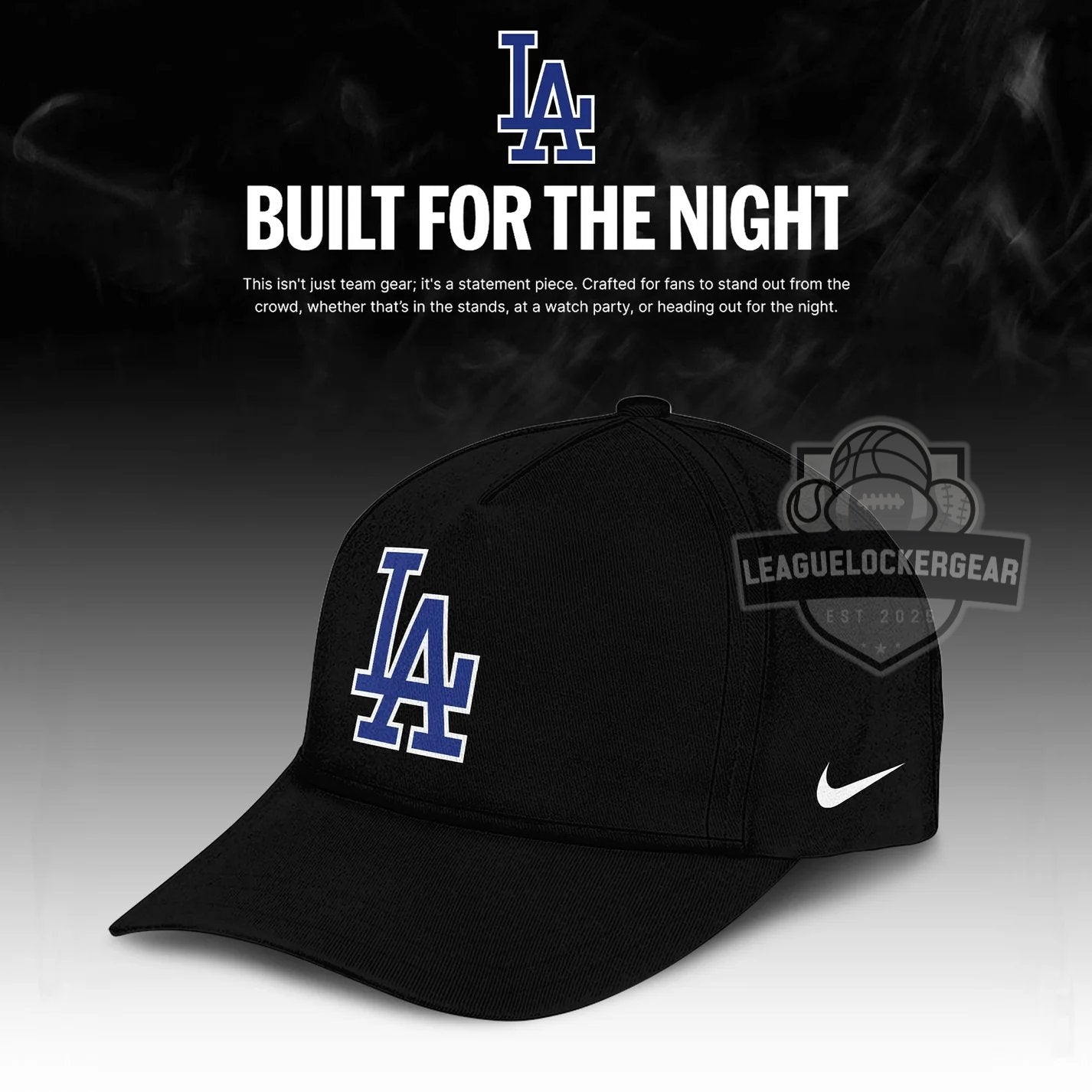 Los Angeles Dodgers 2026 Fashion Black Out Jersey