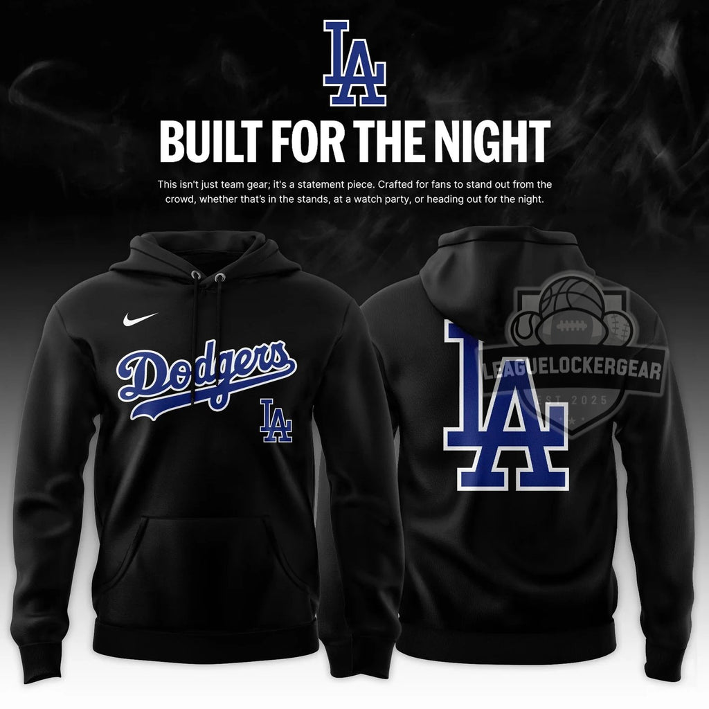 Los Angeles Dodgers 2026 Fashion Black Out Hoodie